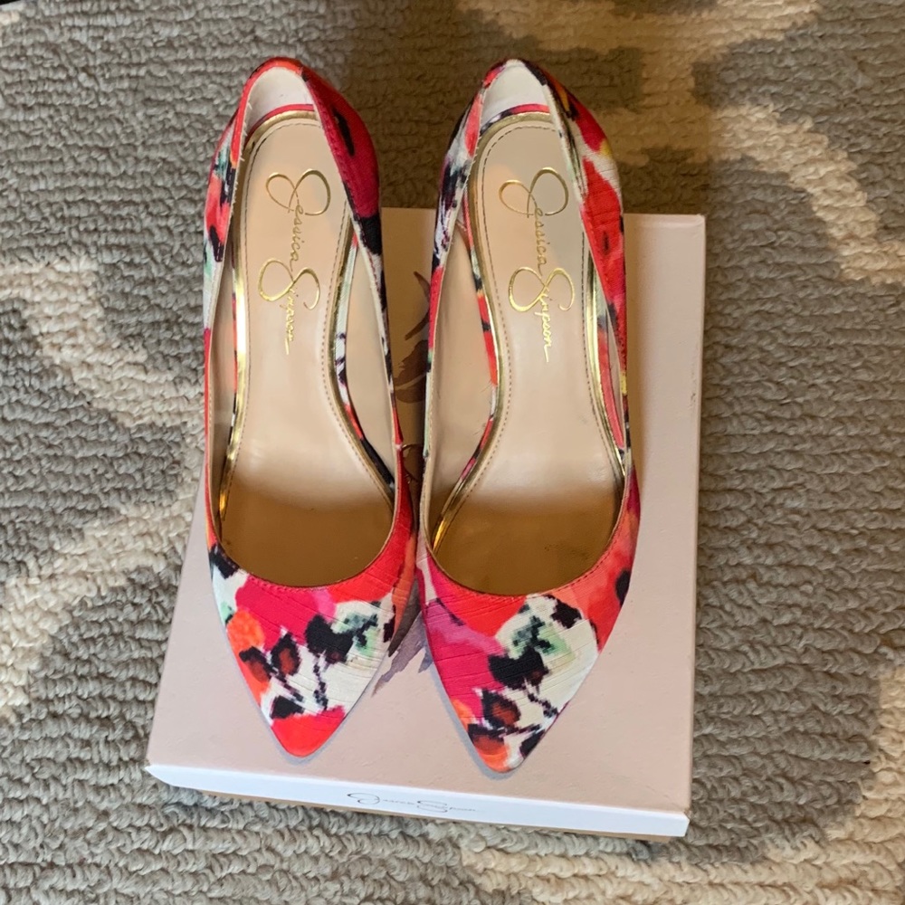 Jessica Simpson Veronica Watercolor pumps